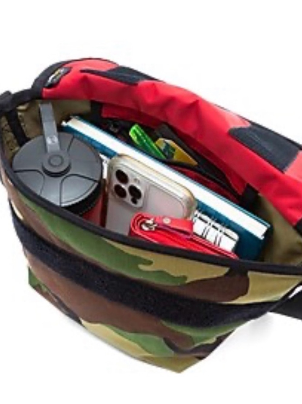 Camouflage Crossbody Bag - Green Camo - Picture 3 of 5
